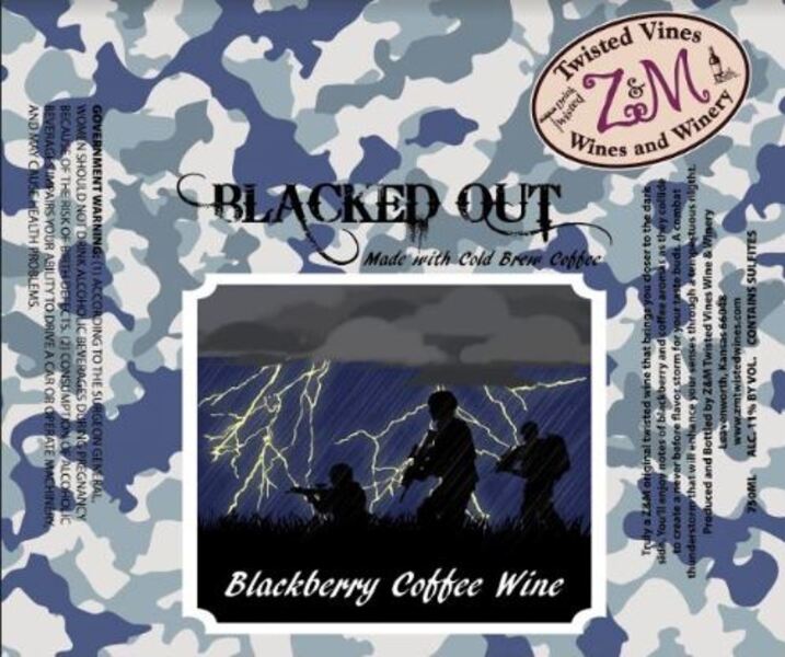 Blacked Out Blackberry Coffee Wine