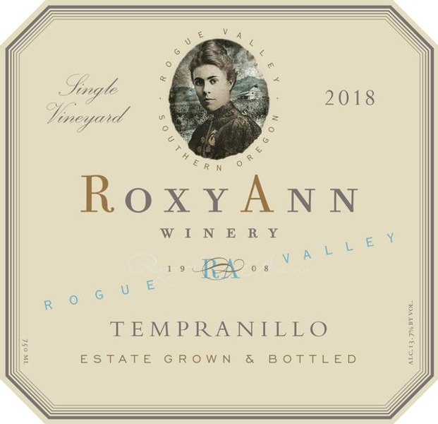 2018 RoxyAnn Winery Tempranillo