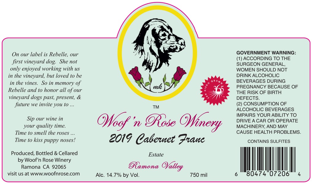 2019 Estate Cabernet Franc