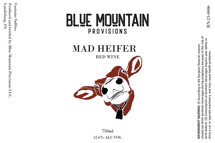 Mad Heifer- Red  Wine