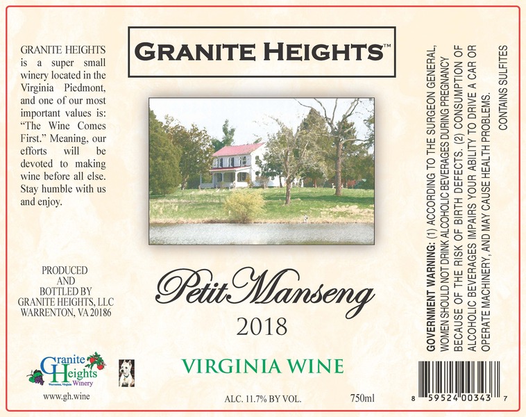 2018 Petit Manseng