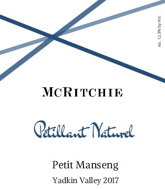 2017 Petillant Naturel Petit Manseng