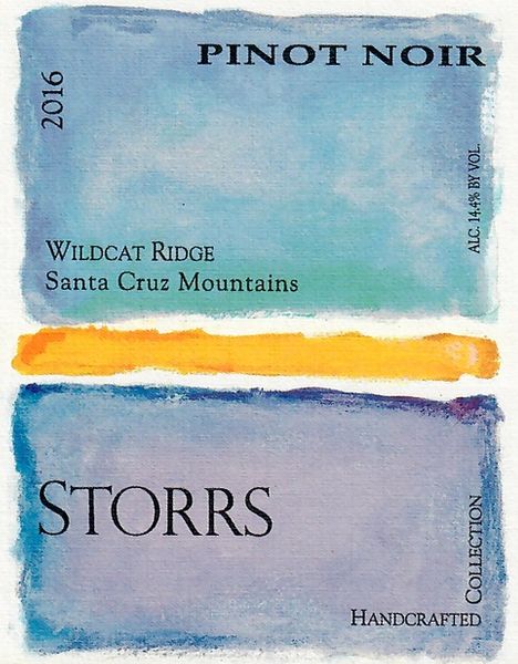 Storrs Winery & Vineyards 2016 "Wildcat Ridge" Pinot Noir