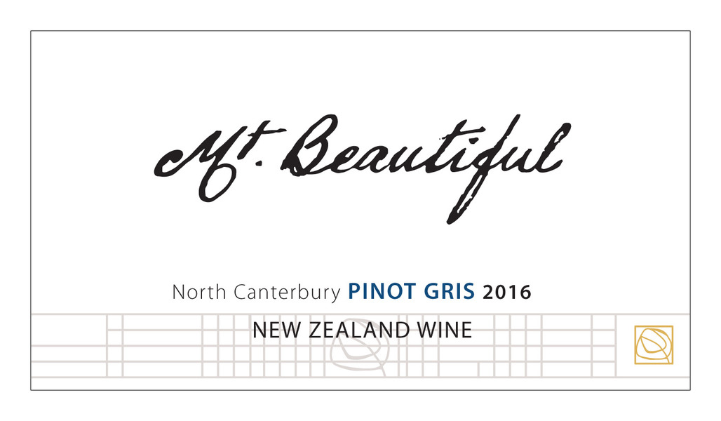 2016 Mt Beautiful Pinot Gris