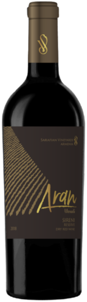 2018 Aran Sireni Reserve Red Wine bottle