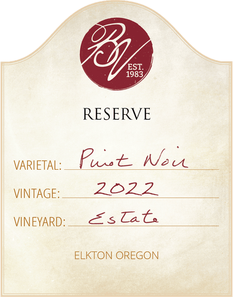 2022 Reserve Pinot Noir