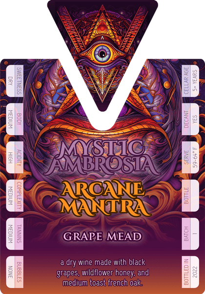 2022 Arcane Mantra - Pinot Noir Mead (Dry)