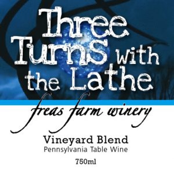 2019 Vineyard Blend Three Turns with the Lathe