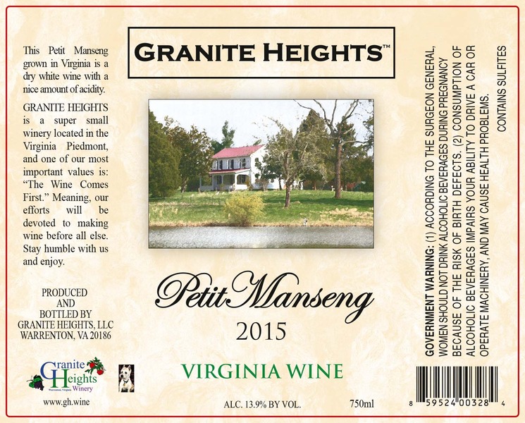 2015 Petit Manseng