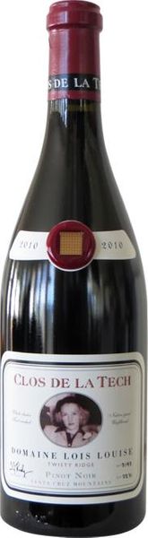 Clos de la Tech 2010 Domaine Lois Louise “Twisty Ridge” Pinot Noir