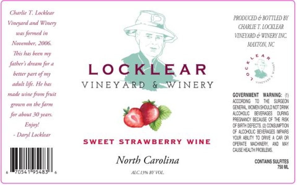 2019 Sweet Strawberry Wine