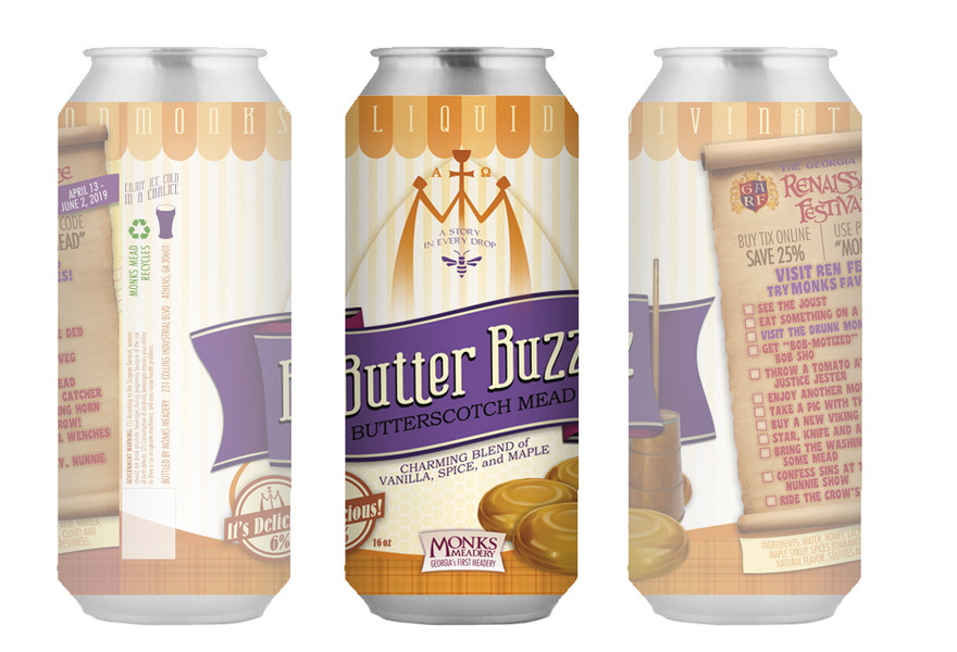 Butter Buzz 16oz Specialty cans