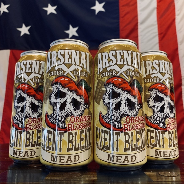 Arsenal Cider Event Blend Orange Blossom Mead (4-Pack)