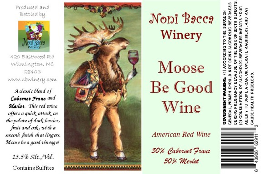 Moose Be Good Wine