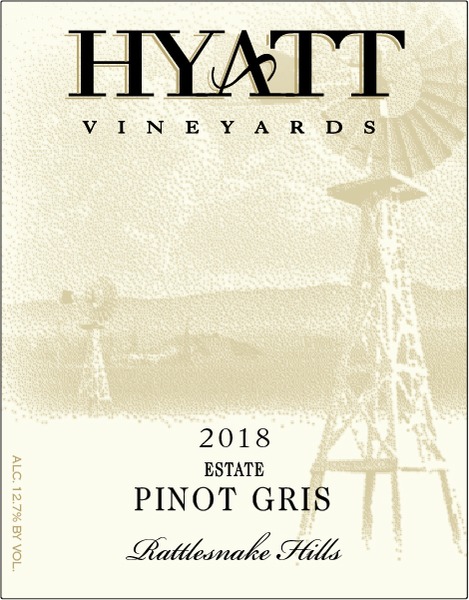 2019 Hyatt Vineyards Estate Pinot Gris