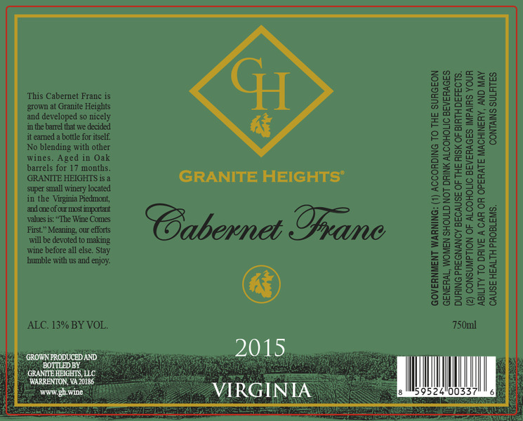 2015 Cabernet Franc