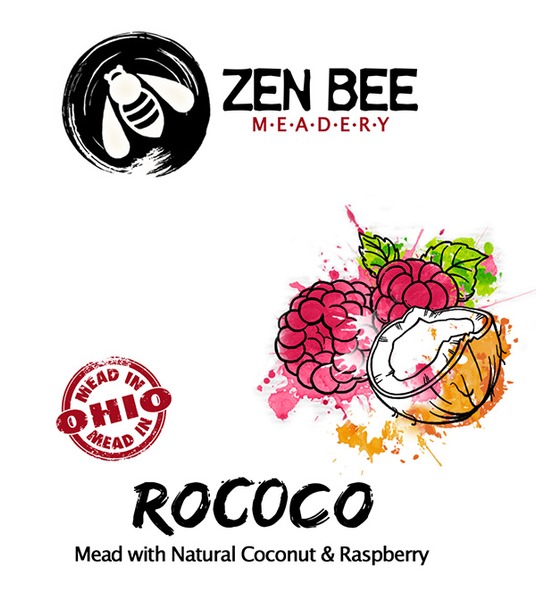 Rococo (Rasberry Coconut) - Session Mead