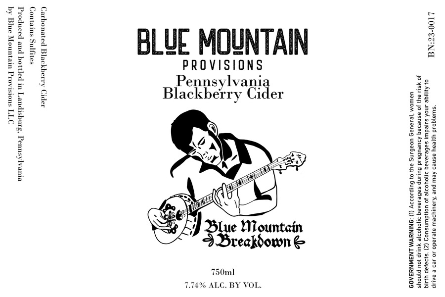 Blue Mountain Breakdown