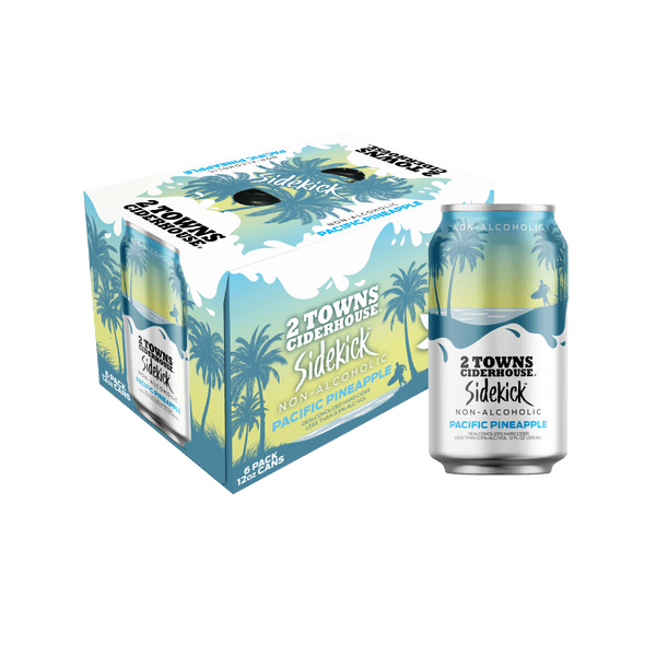 Sidekick Non-Alcoholic Pacific Pineapple 6 Pack