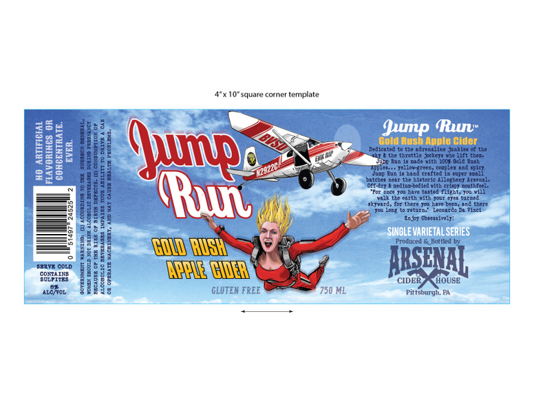 Jump Run Gold Rush Cider