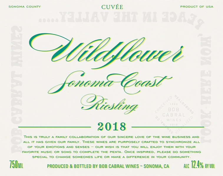 2018 Cuvee Wildflower Riesling