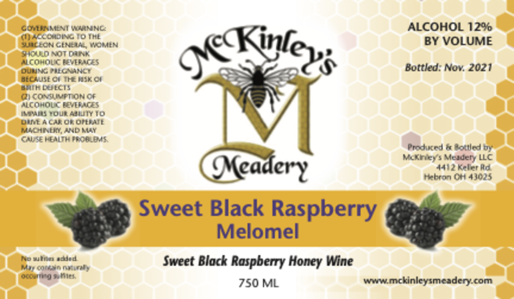 Sweet Black Raspberry Melomel