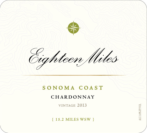 2013 Chardonnay Eighteen Miles