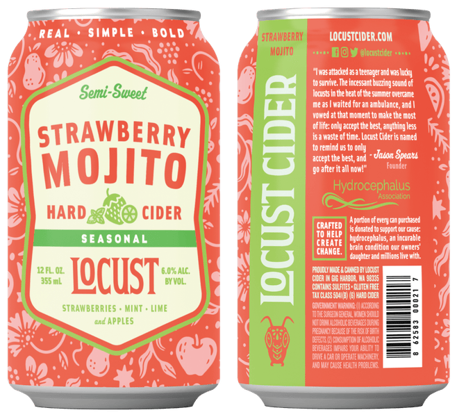 Strawberry Mojito Hard Cider 6 Pack