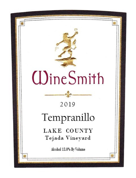2019 WineSmith Tempranillo, Lake County