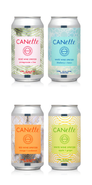 CANette Wine Spritzer Mixed Sampler (4-PK)