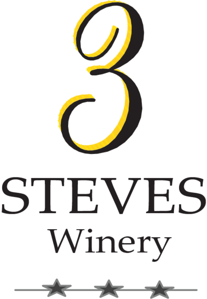 Logo for 3 Steves Winery