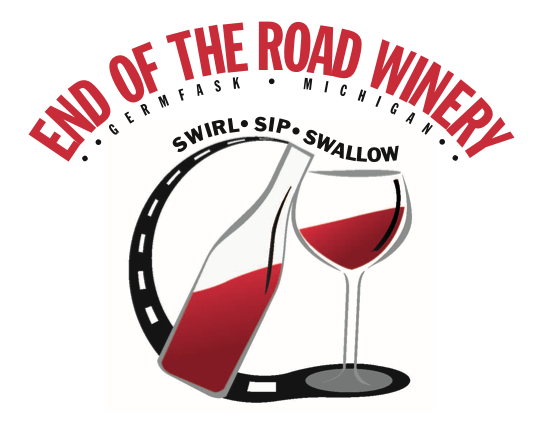 Logo for END OF THE ROAD WINERY