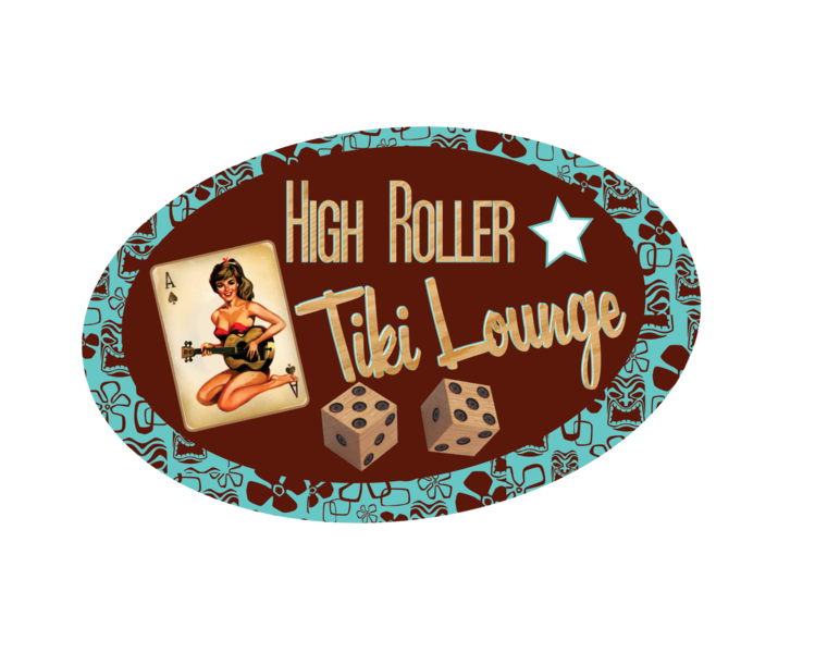 Logo for High Roller Tiki Lounge