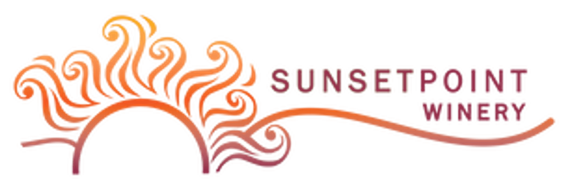 Logo for SUNSET POINT WINERY