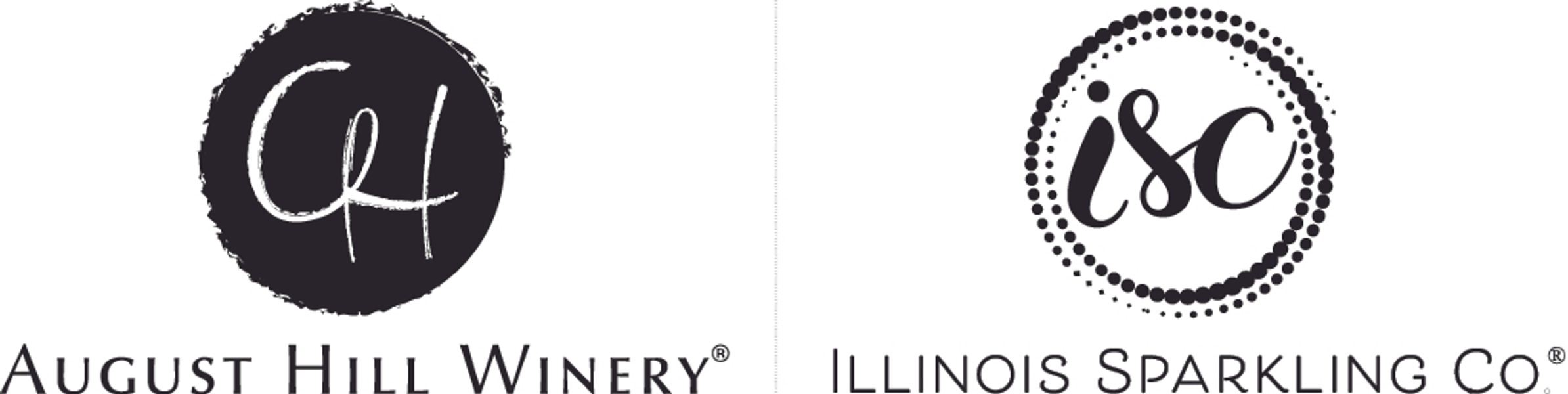 Logo for August Hill Winery / Illinois Sparkling Co.