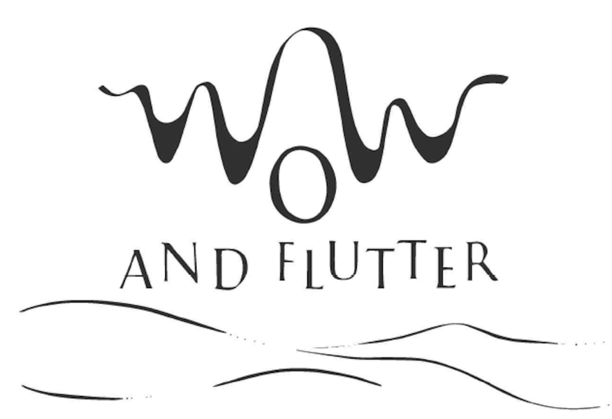 Logo for Wow and Flutter Winery