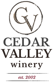 Logo for Cedar Valley Winery