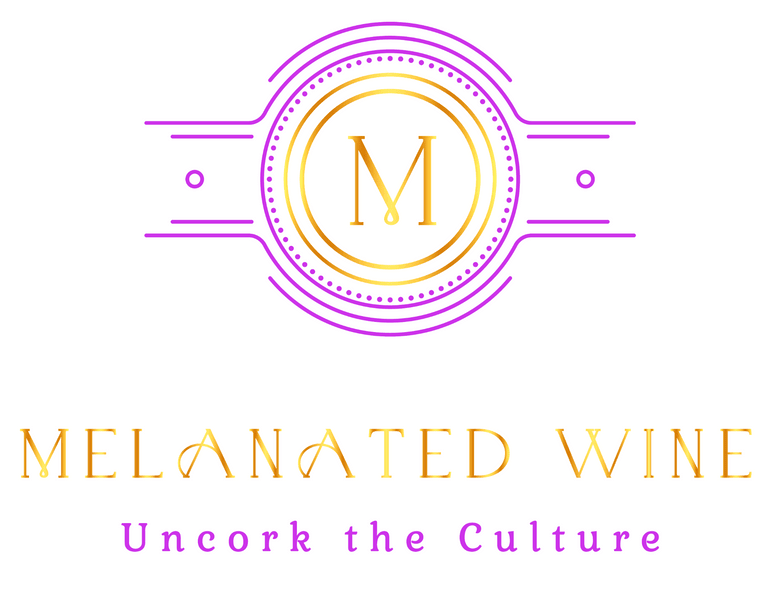 Logo for Melanated Wine