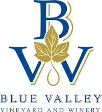 Logo for Blue Valley Vineyard and Winery