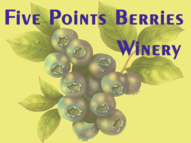 Logo for Five Points Berries Winery