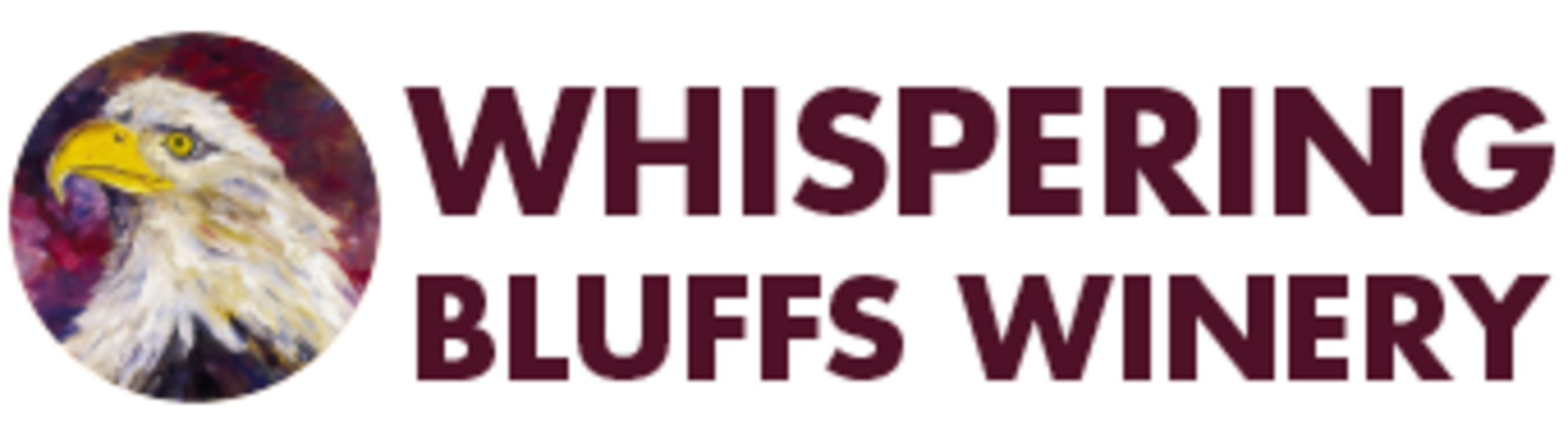 Logo for Whispering Bluff Winery