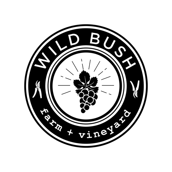 Logo for Wild Bush Farm + Vineyard