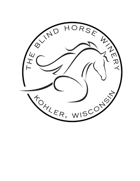 Logo for The Blind Horse Winery
