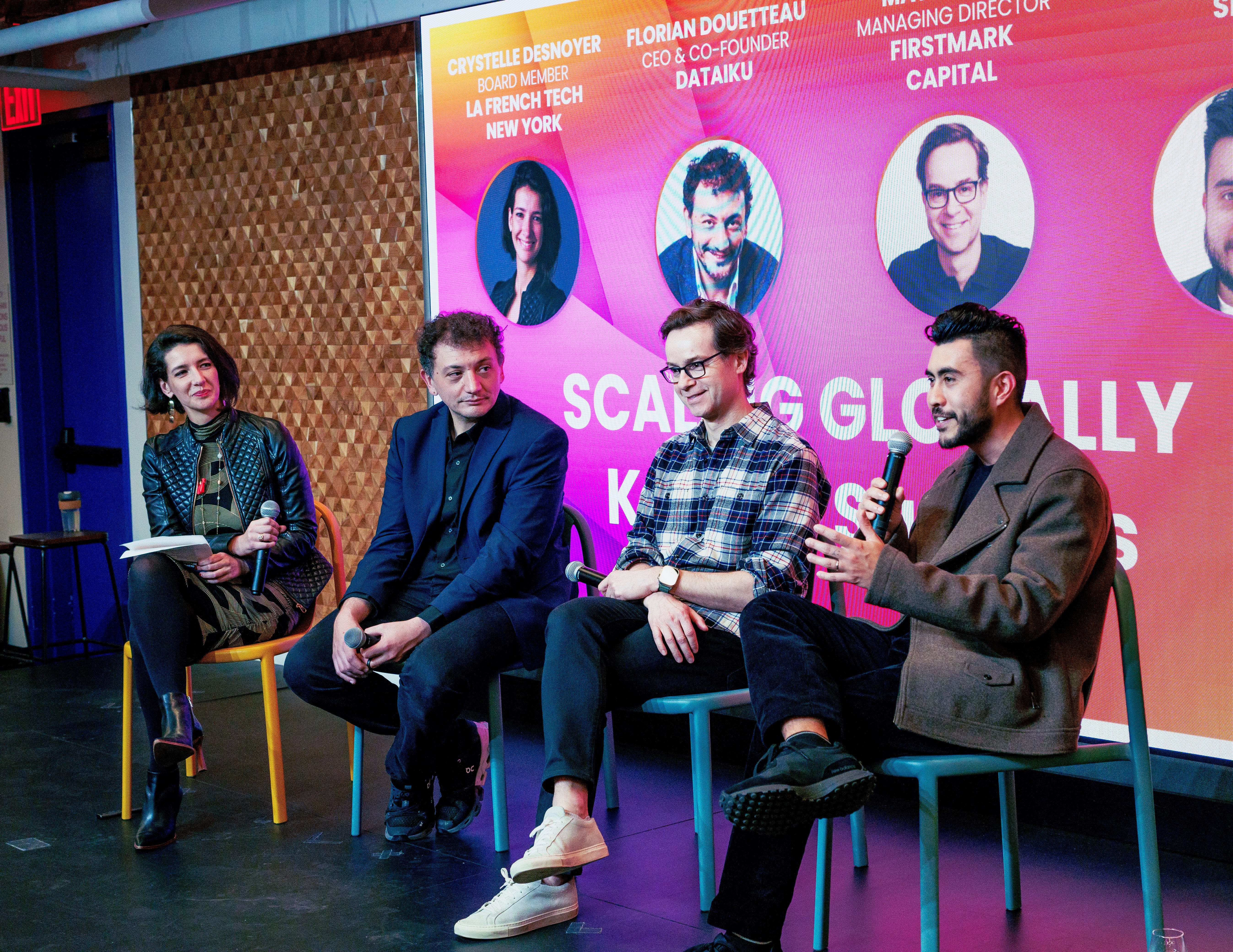 NYC panelists on stage