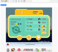 Google plus game leaderboard