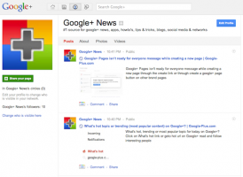 Google-Plus.com page on Google+