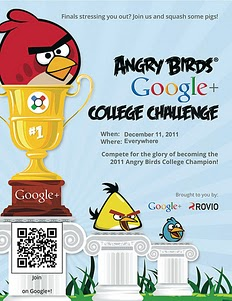 Want to Be a 2011 Angry Birds College Champion? Here Is Your Challenge!