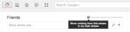 How to Control Your Google+ Main Incoming Stream (Filter Stream by Circles)?