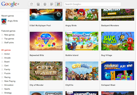 Google+ Games With New Features and 4 More New Games Released!