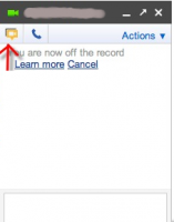 Hangout from Google Chat (GMail)